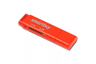 Внешний картридер USB2.0 SmartBuy SBR-715-R красный