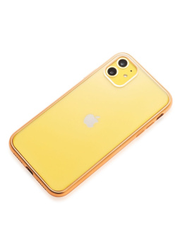 Чехол для смартфона Apple iPhone 11 6.1" - Gurdini Matt Silicone overlay золотой