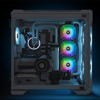 Комплект вентиляторов Thermaltake Pure Duo 12 ARGB Sync 2 Pack White
