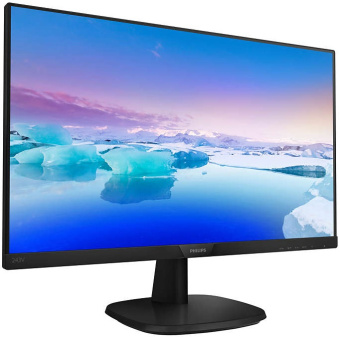 Монитор 23.8" PHILIPS 243V7QJABF (IPS 1920x1080 4ms 75Hz VGA HDMI DP Sp) Black