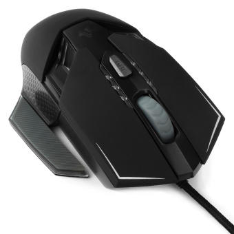 Мышь проводная Гарнизон GM-750G 1600dpi  USB Black