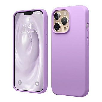 Чехол для смартфона Apple iPhone 14 Pro Max 6.7" - Gurdini Soft lux силикон - сиреневый