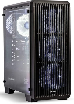 Корпус Zalman S2 TG (MidiTower, 2*USB2.0, 1*USB3.0, Tempered Glass, ATX, без БП) Black