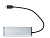 Концентратор USB-C - 4-port USB2.0, Digma HUB-4U2.0-UC-DS, серебристый