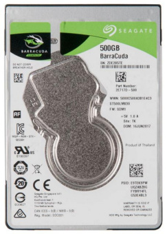 Жесткий диск_2.5" SATA 500Gb Seagate Barracuda Pro 7200rpm 128Mb SATA-3 (7mm)