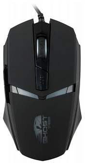 Мышь проводная Оклик 795G GHOST черный