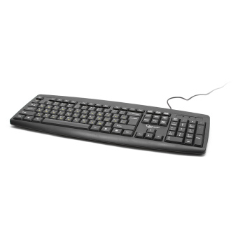 Клавиатура проводная Gembird KB-8351U (желтая кир.) Black