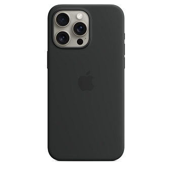 Чехол для смартфона Apple iPhone 15 Pro Max 6.7" - Silicone Case with Magsafe Black