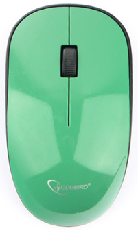 Мышь беспроводная Gembird MUSW-111 Wireless Optical 1200dpi Green