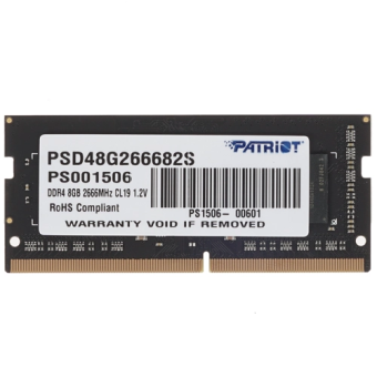Модуль памяти SODIMM DDR4 8Gb PC4-21300 2666MHz Patriot
