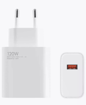 Сетевое зарядное устройство Xiaomi 120W HyperCharge Combo USB-A белый