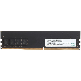Модуль памяти DDR4 8Gb PC4-25600 3200MHz Apacer (EL.08G21.GSH)