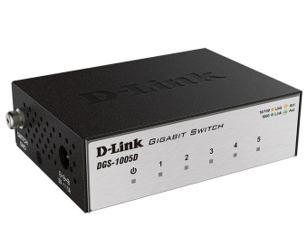 Коммутатор 5 port D-Link DGS-1005D 1000 Мбит/сек