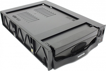 Мобильное шасси SATA 5.25" AgeStar SR3P-SW-1F (1*SATA 3.5", 1*вентилятор) Black