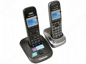 Радиотелефон Panasonic DECT KX-TG 2512 RU2 (АОН, +доп. трубка, спикерфон, полифония, черный)