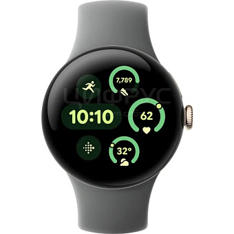 Смарт-часы Pixel Watch 3 41mm Wi-Fi Champagne Gold/Hazel Band