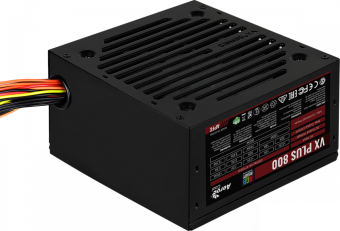 Блок питания 800W Aerocool VX Plus 800 RGB (120mm, 24+8pin, 4*8pin, 6*Sata, 4*Molex)