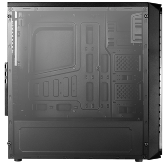 Корпус Aerocool SI-5200 Frost (Mid Tower, 2*USB2.0, 1*USB3.0, ATX, без БП) Black
