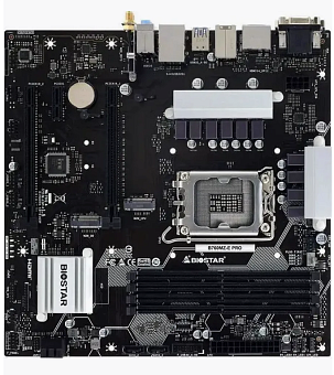 Материнская плата Socket-1700 Biostar B760MZ-E PRO (B760) 4*DDR5 HDMI DVI VGA DP mATX
