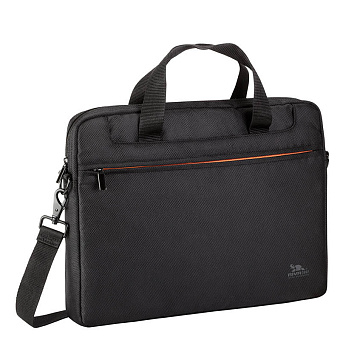 Сумка для ноутбука 15" Riva 8033 черный/оранжевый полиэстер