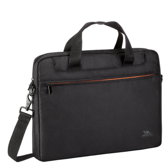 Сумка для ноутбука 15" Riva 8033 черный/оранжевый полиэстер