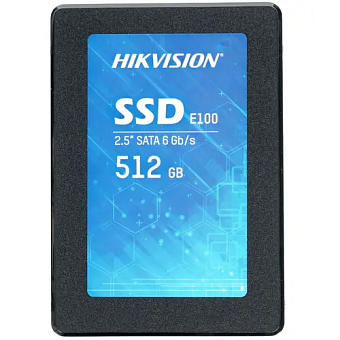 Накопитель SSD SATA 512Gb HIKVision E100 Series (TLC, 550/480 Мбайт/сек, 240 TBW)