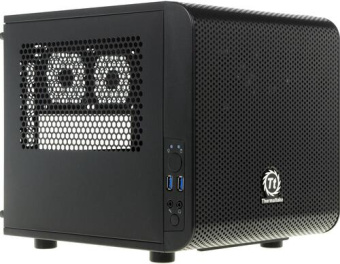 Корпус Thermaltake Core V1 no PSU mITX Black