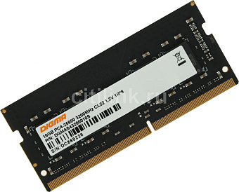 Модуль памяти SODIMM DDR4 16Gb PC4-25600 3200MHz Digma CL22