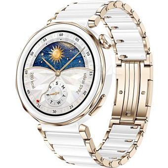 Смарт-часы Huawei Watch GT 5 Pro White Ceramic Strap