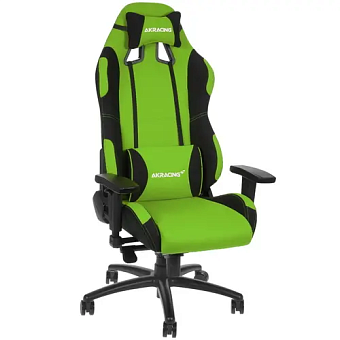 Кресло AKRacing PRIME ткань, черно-зеленый
