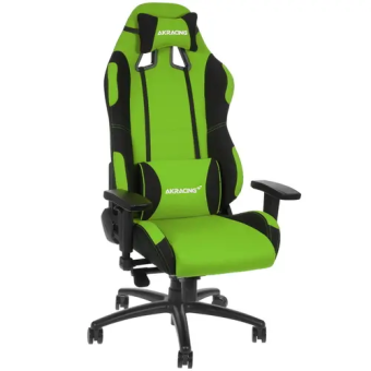 Кресло AKRacing PRIME ткань, черно-зеленый