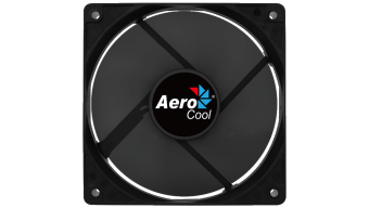 Вентилятор для корпуса 120mm Aerocool Force 12  Black (3-pin/4-pin, 120х120х25мм, 23.7дБ, 1000об/мин)