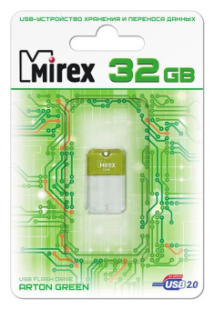Флешка 32Gb Mirex Arton USB Green