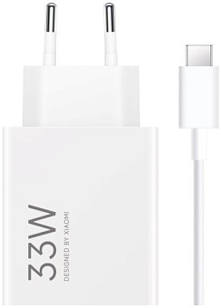 Сетевое зарядное устройство Xiaomi 33W Charging Combo USB-A белый