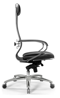 Кресло Samurai SL-1.04 Infinity Easy Clean (Экокожа Infinity+сетка, механизм качания,  до 120 кг) Черный