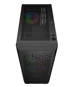 Корпус Powercase Mistral Evo Air ARGB ATX Bllack