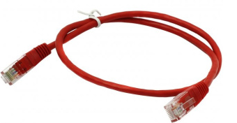 Кабель патч-корд Patch cord кат.5e  0.5м, Cablexpert, многожильный, красный