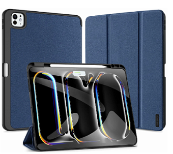 Чехол для планшета Apple iPad Pro 13" M4 - Dux Ducis Domo Series (Pen Slot) Blue