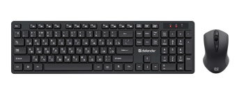 Комплект беспроводной (клавиатура+мышь) Defender Lima C-993 Black