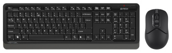 Комплект беспроводной (клавиатура+мышь) A4Tech Fstyler FG1012 Wireless Black