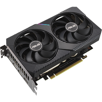 Видеокарта 12Gb ASUS DUAL-RTX3060-O12G-V2 LHR (RTX3060) GDDR6 192bit HDMI DP