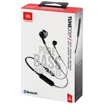 Наушники беспроводные JBL T205BT Black