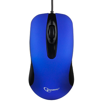 Мышь проводная Gembird MOP-400B Optical USB Blue