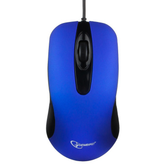 Мышь проводная Gembird MOP-400B Optical USB Blue