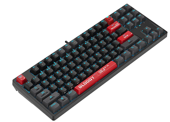 Клавиатура проводная A4Tech Bloody AT87 RGB подсветка Black