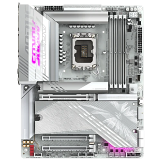 Материнская плата Socket-1851 Gigabyte Z890 AORUS ELITE X ICE (Z890) 4*DDR5 Thunderbolt USB-C ATX