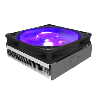 Кулер для процессора Cooler Master MasterAir G200P (4-pin, 1200/1151/AM4, 28 дБ, 800-2600об/мин, RGB, lowprofile)