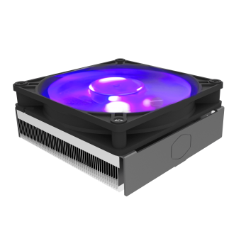 Кулер для процессора Cooler Master MasterAir G200P (4-pin, 1200/1151/AM4, 28 дБ, 800-2600об/мин, RGB, lowprofile)