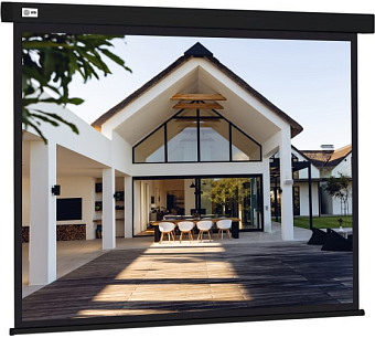 Экран для проектора Cactus 128x170.7см Wallscreen CS-PSW-128X170-BK 4:3 настенно-потолочный рулонный черный