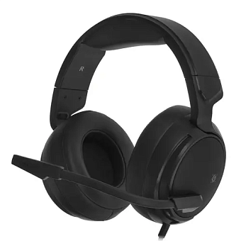 Наушники проводные Defender Shadow jack3.5mm Black